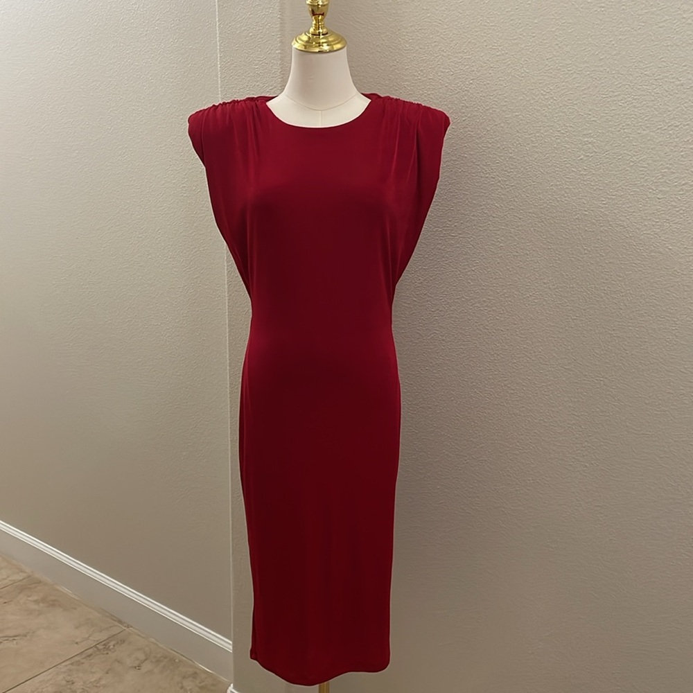 Fashion Nova Red Sheath Cocktail Dress